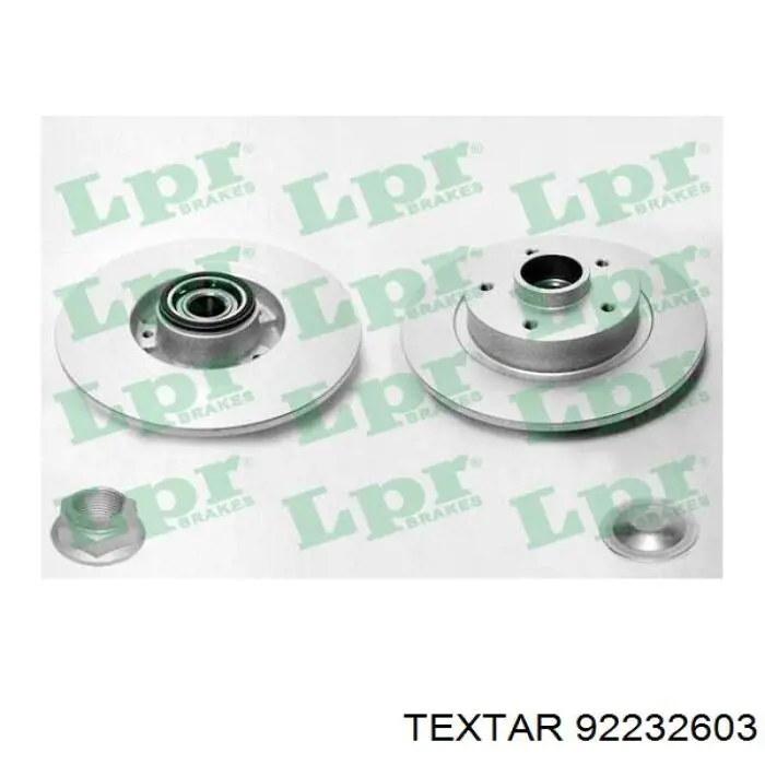 Задні дискові гальма Textar 92232603 ціна, від 90.29 USD