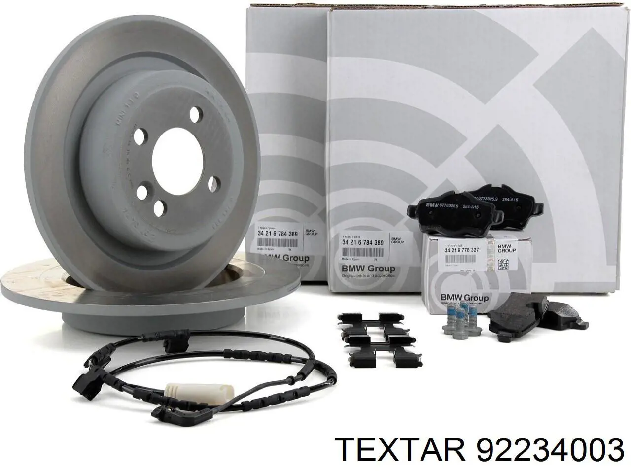 Купити 92234003 Textar Диск заднього гальма