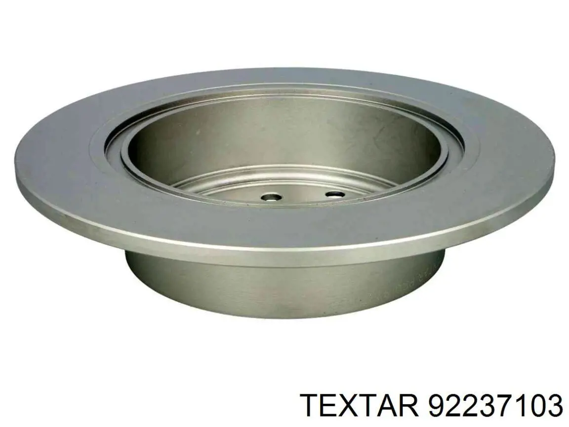 92237103 Textar диск гальмівний задній
