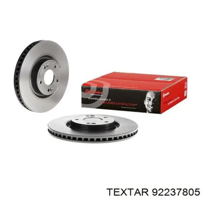 Диск переднього гальма Textar 92237805 ціна, від 66.86 USD