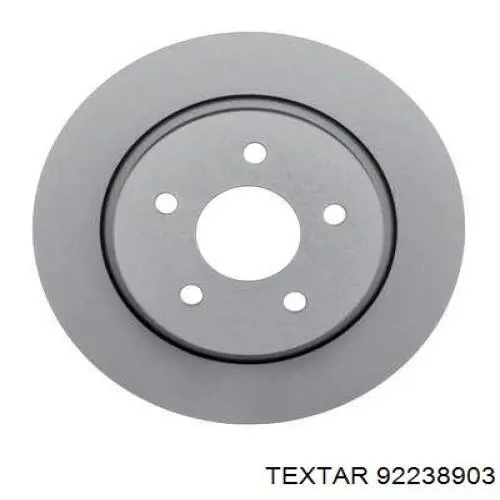 Купити 92238903 Textar Диск заднього гальма