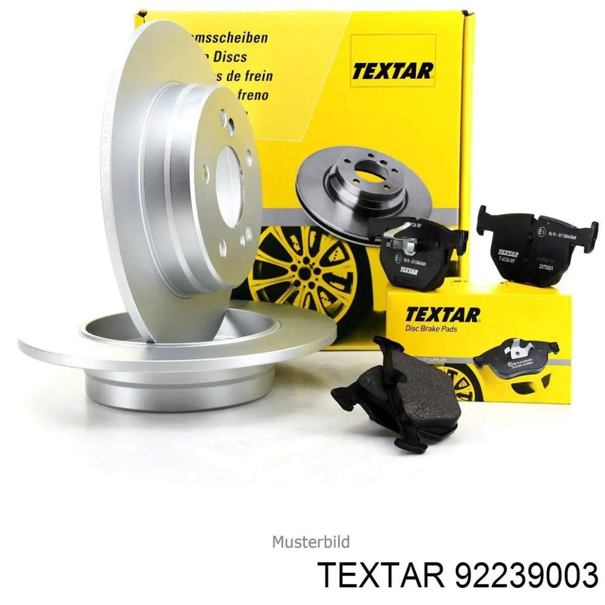 Задні дискові гальма Textar 92239003 ціна, від 34.26 USD
