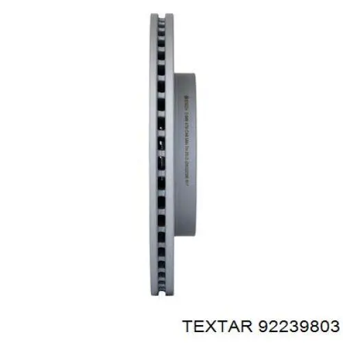 Диск гальмівний задній Textar 92239803
