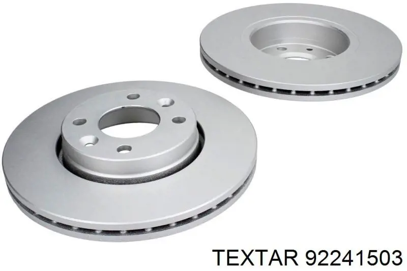 92241503 Textar Гальмо дискове переднє