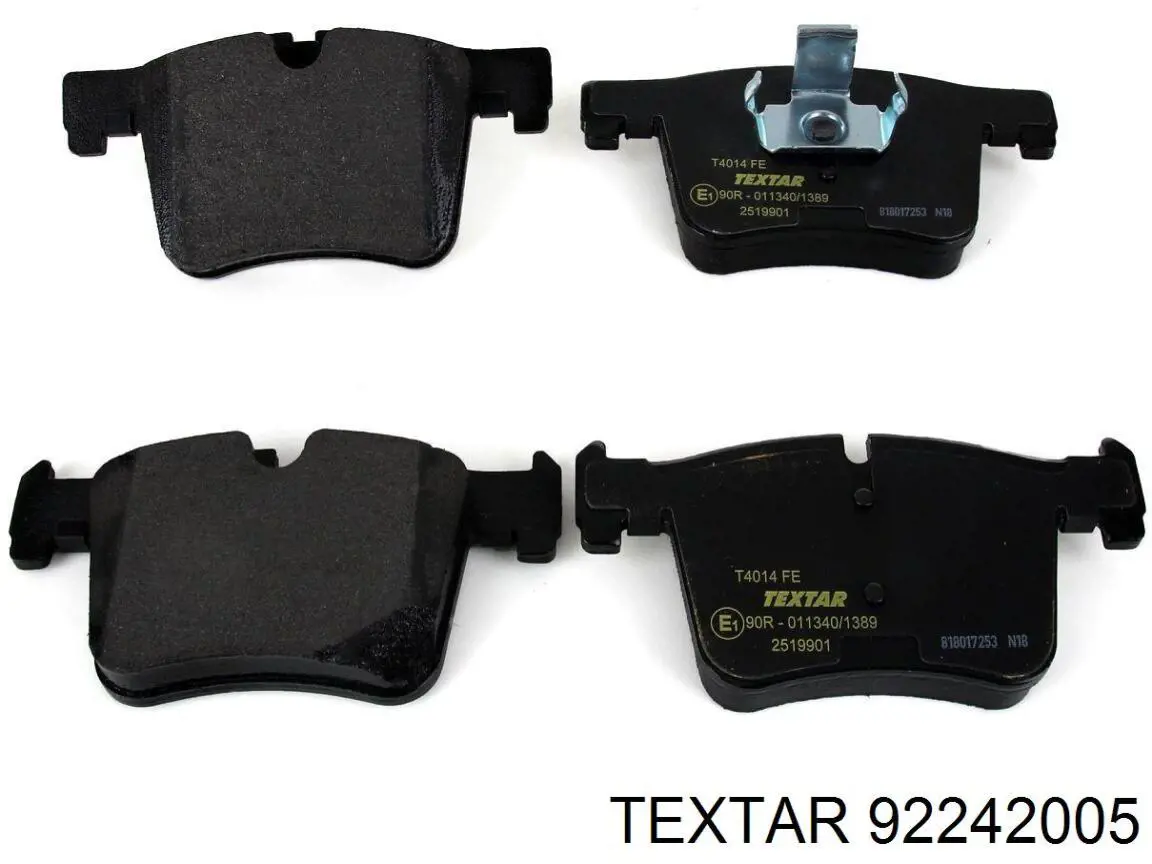 Гальмівні диски передні 92242005 Textar