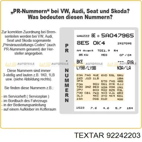 Купити 92242203 Textar Диск заднього гальма