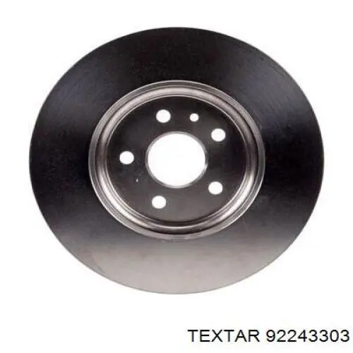 92243303 Textar Гальмо дискове переднє