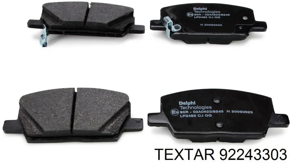 Диск гальмівний передній Textar 92243303