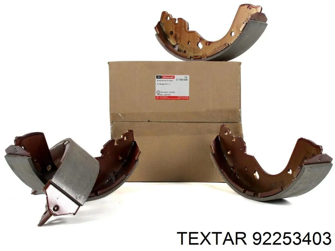 Диск гальмівний передній Textar 92253403
