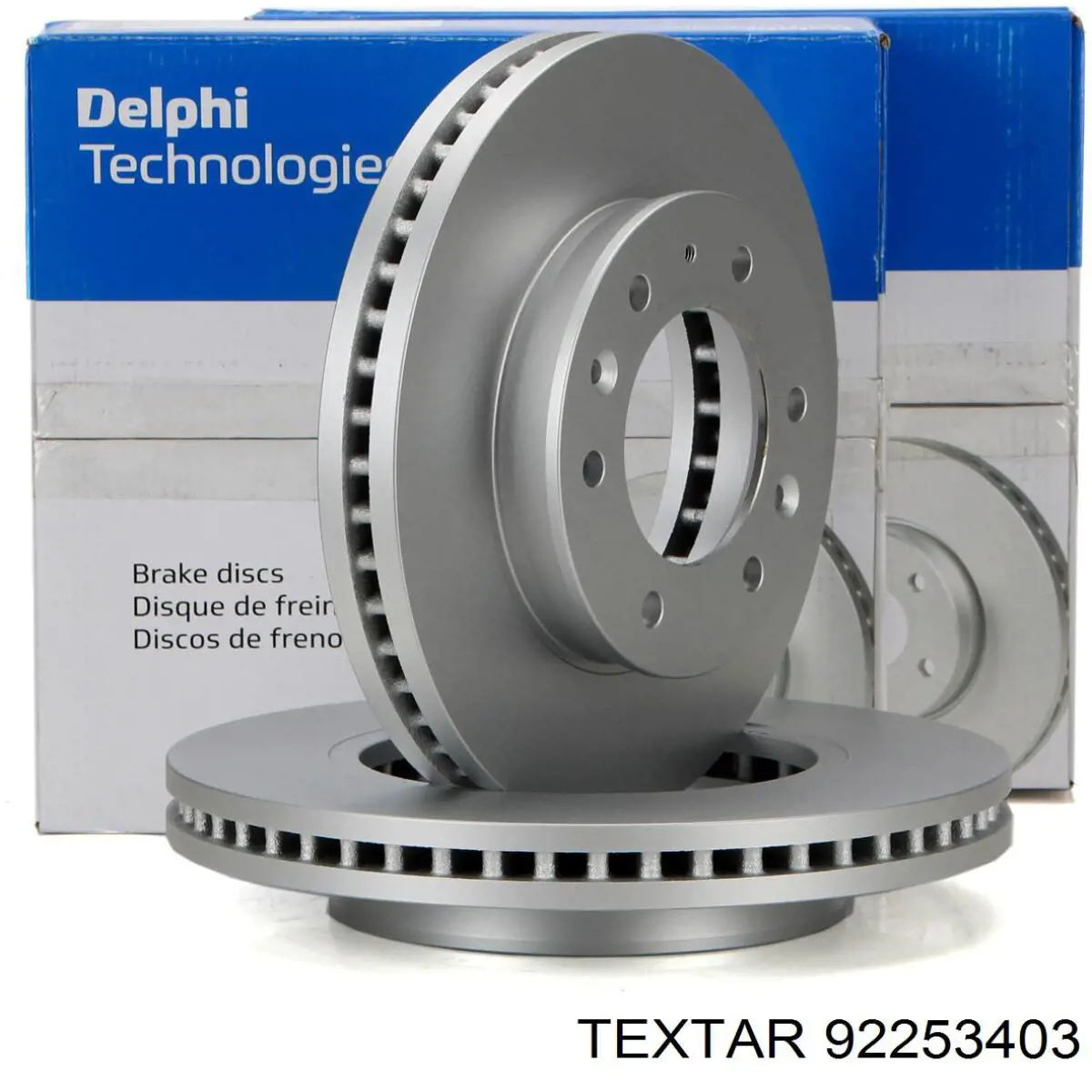Диск переднього гальма Textar 92253403 ціна, від 73.42 USD