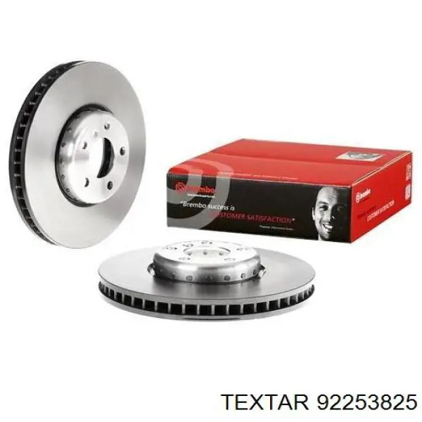 Диск переднього гальма Textar 92253825 ціна, від 188.53 USD