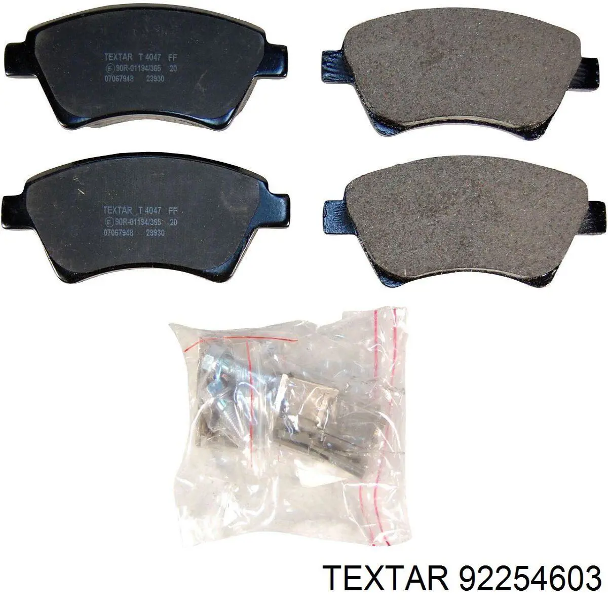 92254603 Textar Гальмо дискове переднє