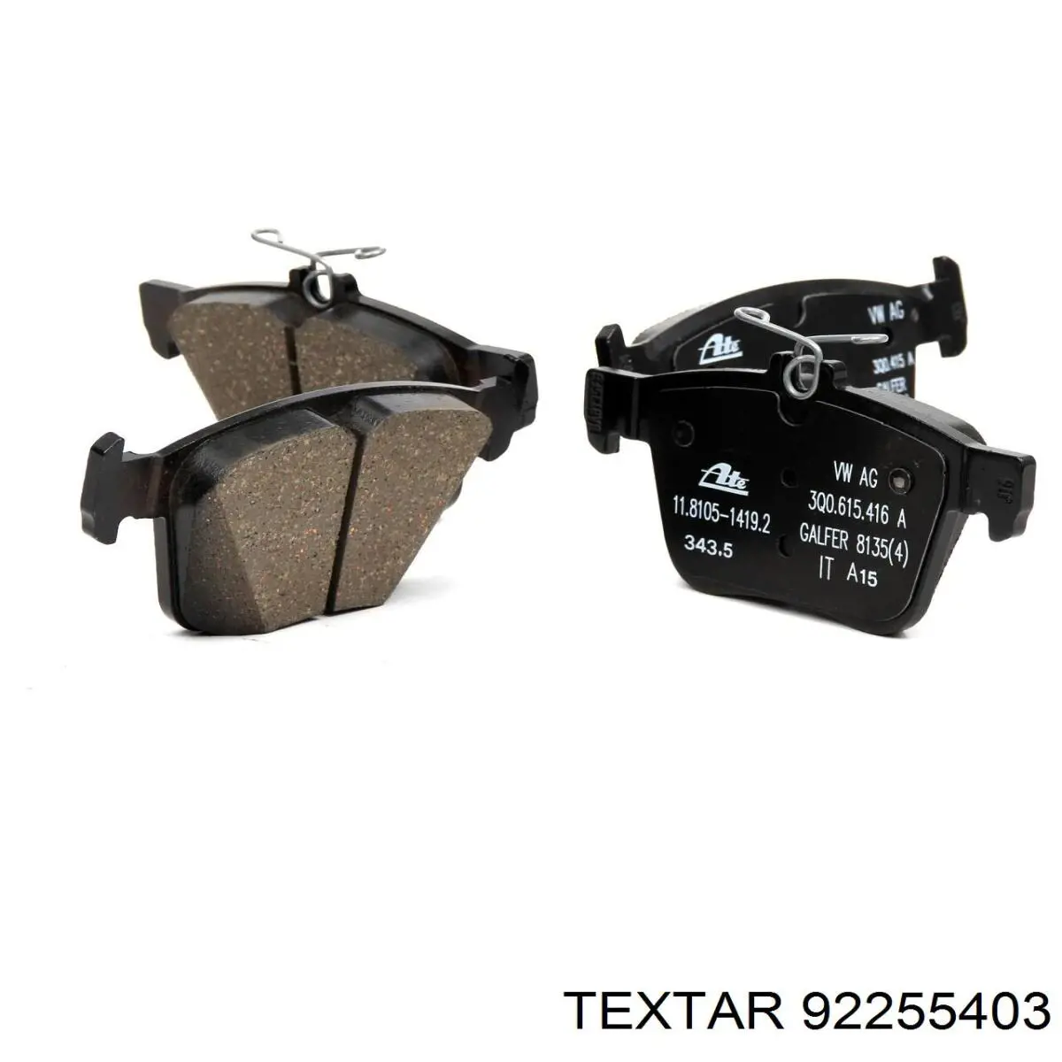 92255403 Textar Дискові гальма