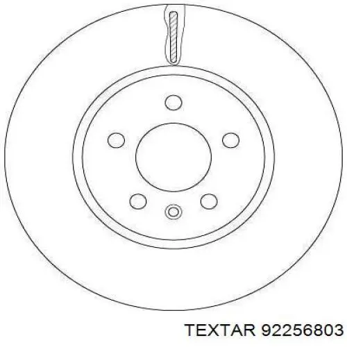 Купити 92256803 Textar Ротор гальмівний