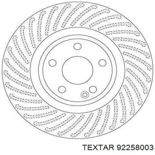Купити 92258003 Textar Ротор гальмівний