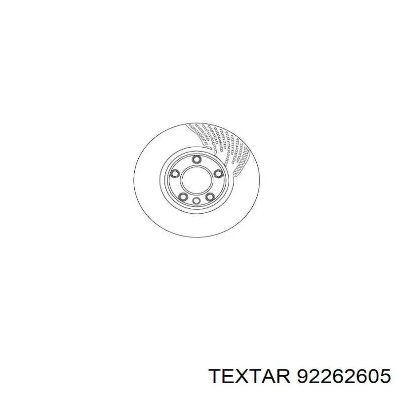 Купити 92262605 Textar Ротор гальмівний
