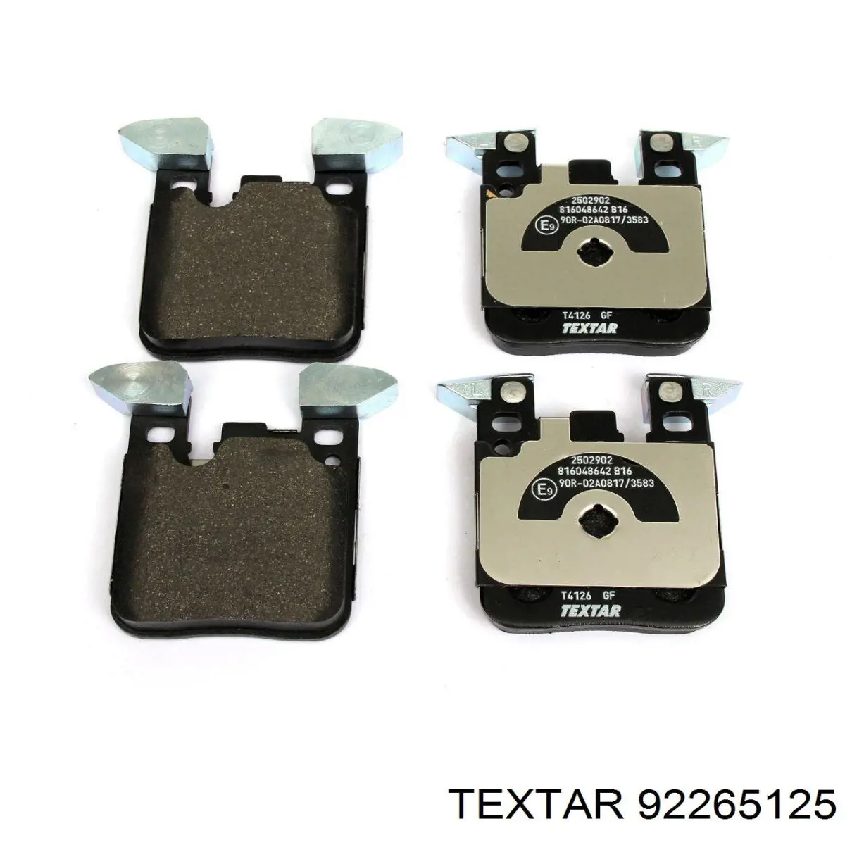 92265125 Textar Дискові гальма