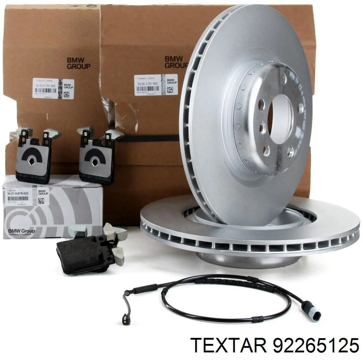 Задні дискові гальма Textar 92265125 ціна, від 156.02 USD