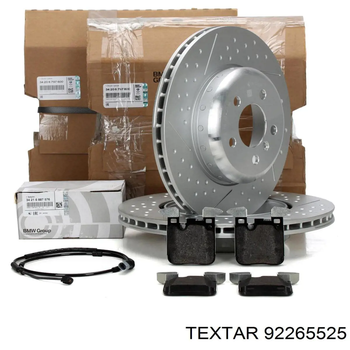 Задні дискові гальма Textar 92265525 ціна, від 224.74 USD