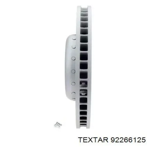 Диск гальмівний передній Textar 92266125