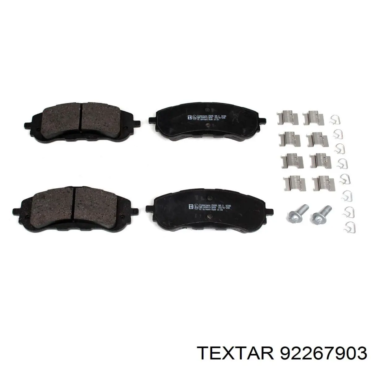 Гальмівні диски передні 92267903 Textar