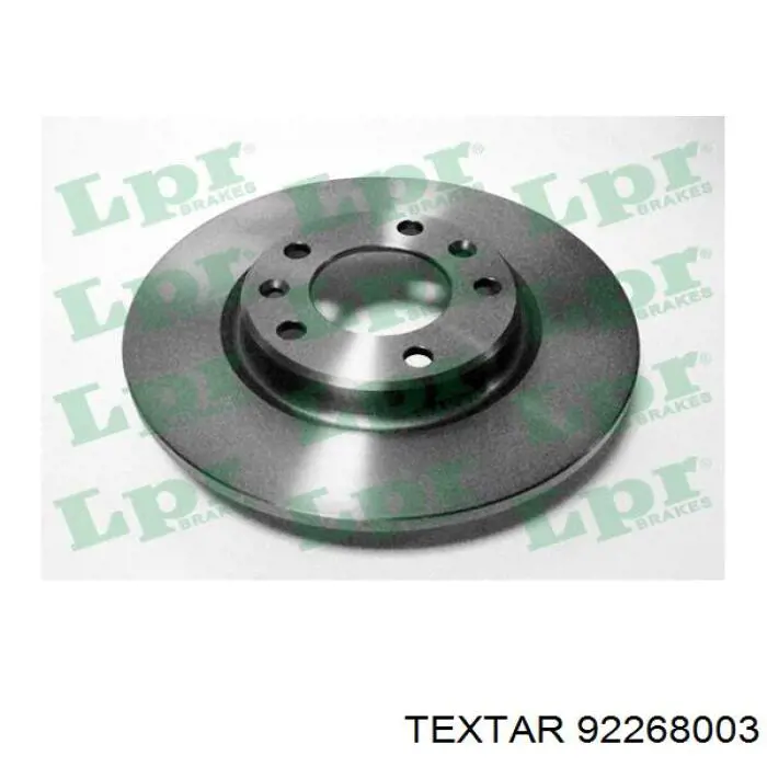 Купити 92268003 Textar Диск заднього гальма