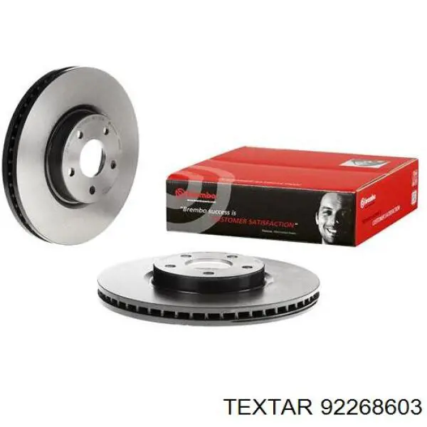 Диск переднього гальма Textar 92268603 ціна, від 54.91 USD