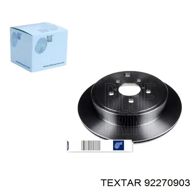 Задні дискові гальма Textar 92270903 ціна, від 38.65 USD