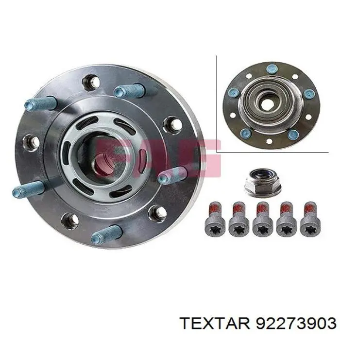Задні дискові гальма Textar 92273903 ціна, від 85.30 USD