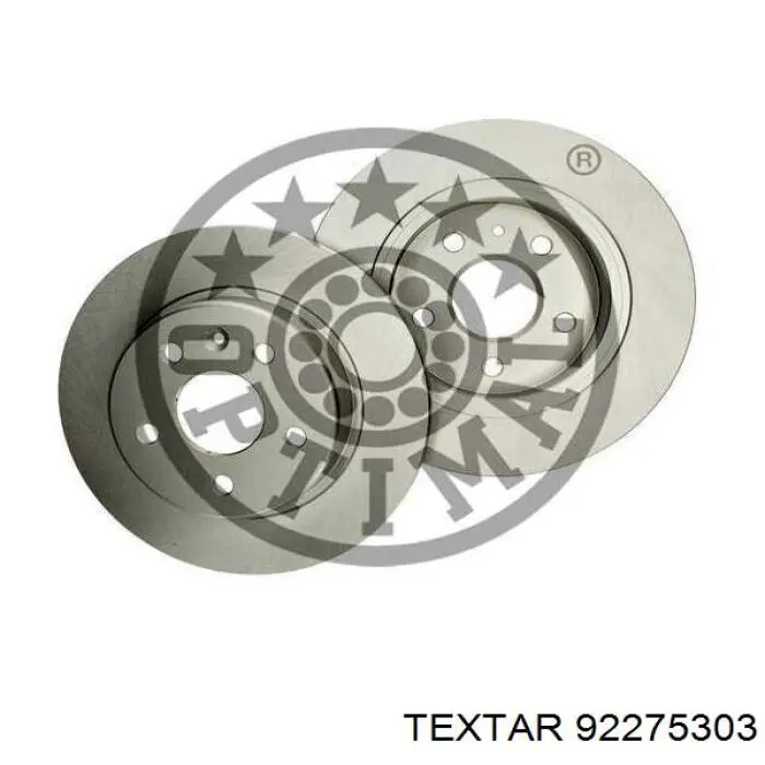 Диск гальмівний задній Textar 92275303