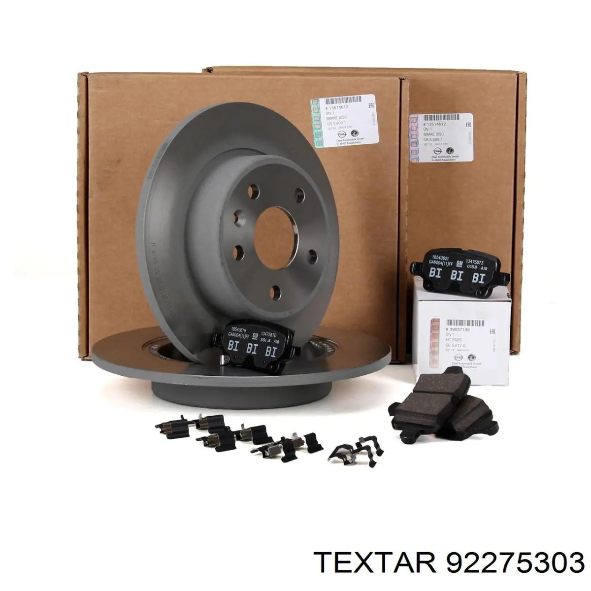 Задні дискові гальма Textar 92275303 ціна, від 12.67 USD