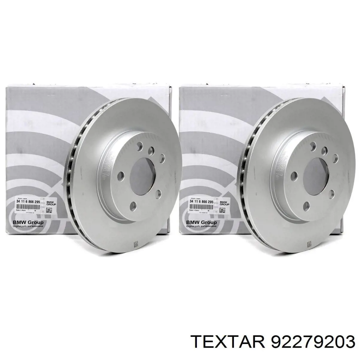 Диск переднього гальма Textar 92279203 ціна, від 59.31 USD