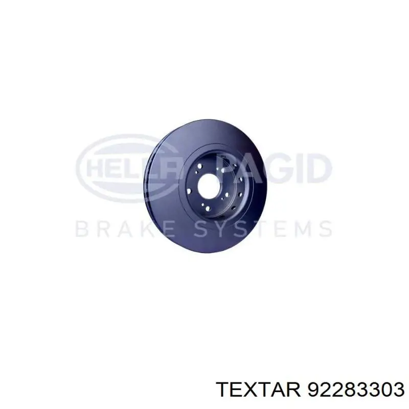 Диск переднього гальма Textar 92283303 ціна, від 75.32 USD