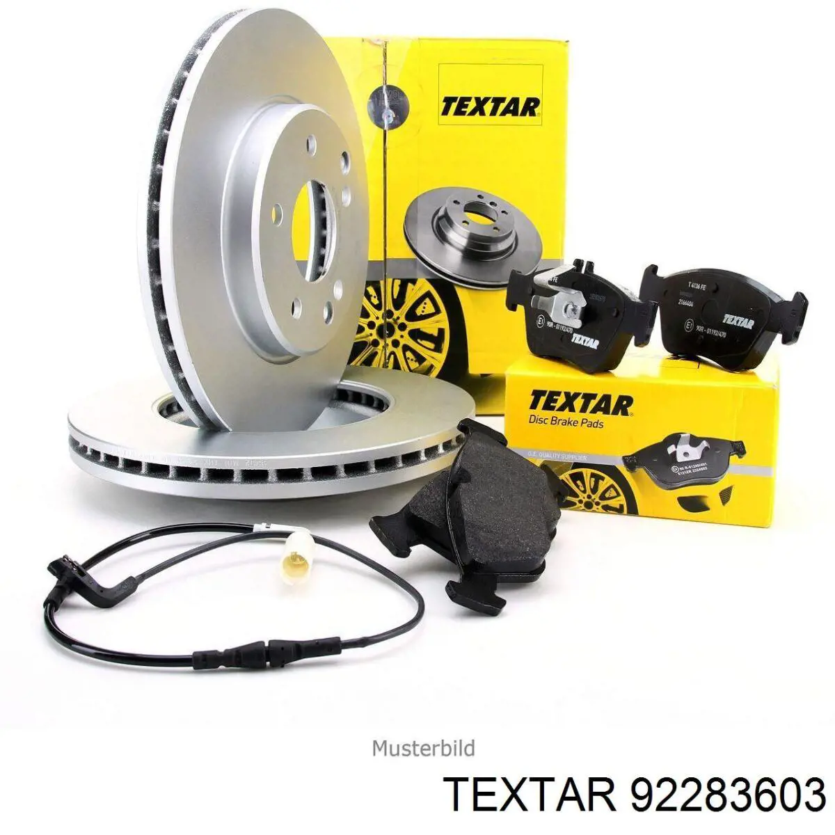 Диск переднього гальма Textar 92283603 ціна, від 65.19 USD