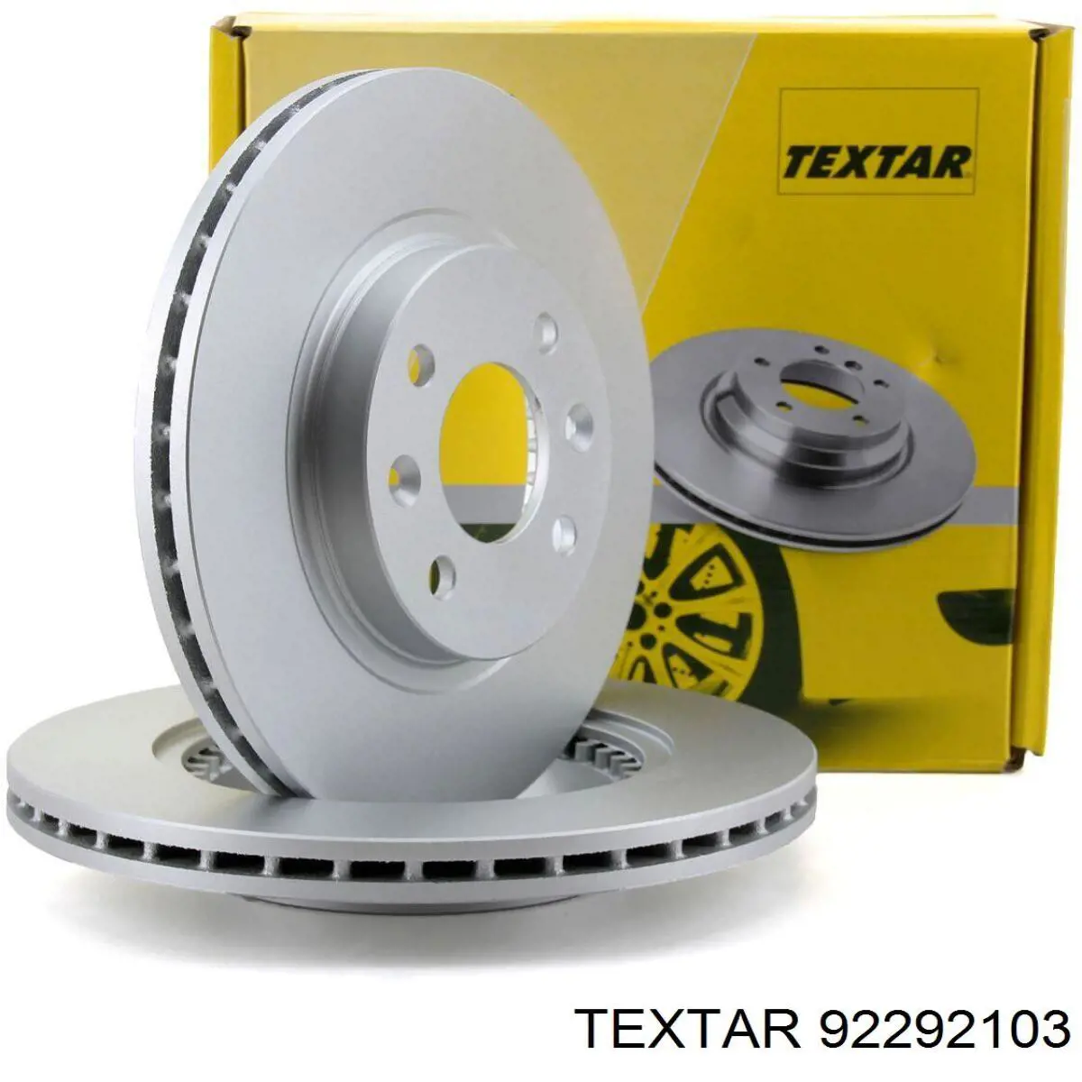 92292103 Textar диск гальмівний передній