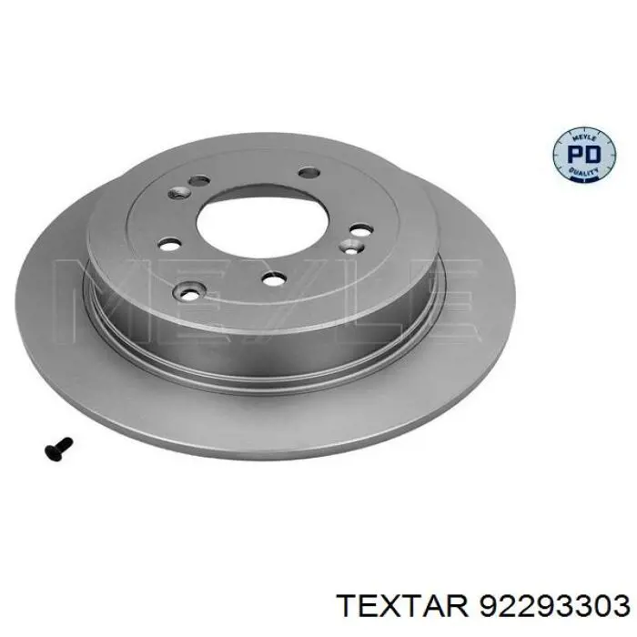 Задні дискові гальма Textar 92293303 ціна, від 36.73 USD