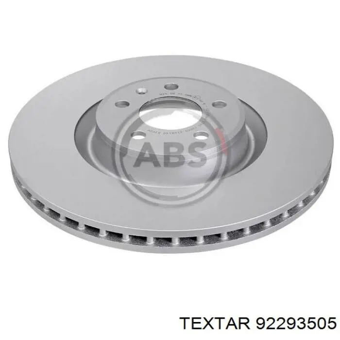 Диск переднього гальма Textar 92293505 ціна, від 137.31 USD