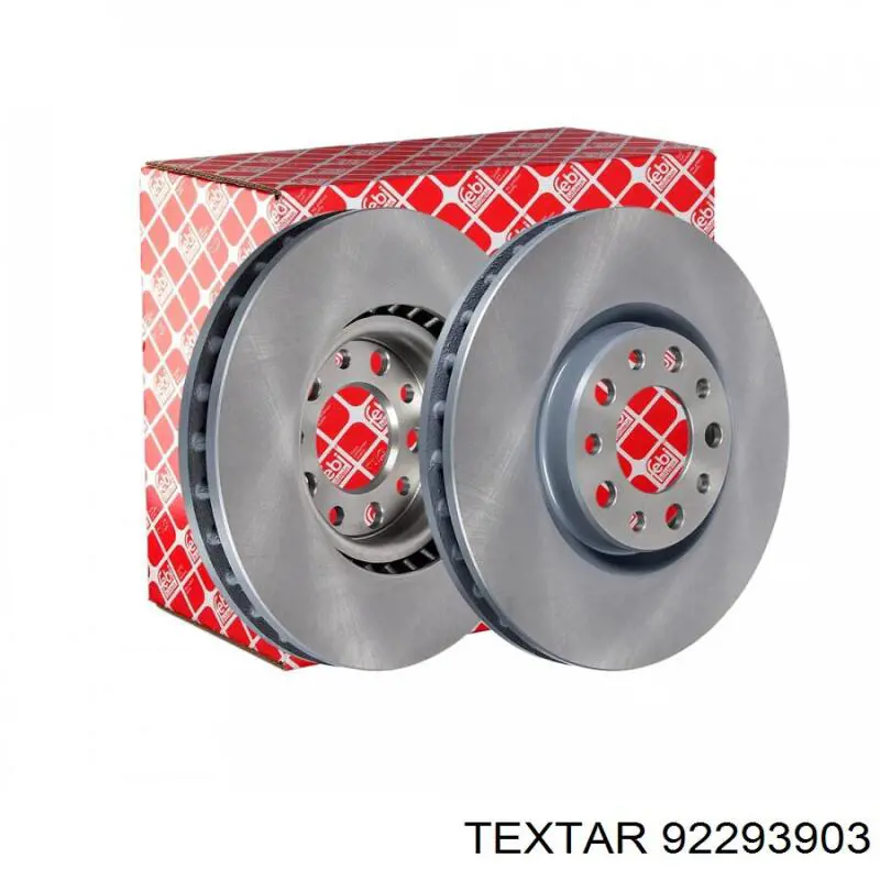 Диск переднього гальма Textar 92293903 ціна, від 51.10 USD