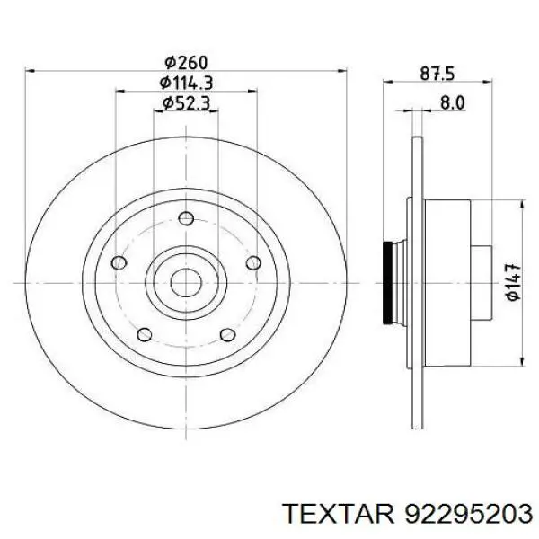 Задні дискові гальма Jurid/Bendix 563289JC1 ціна, від 119.65 USD
