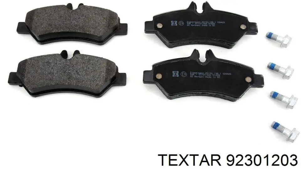 Диск гальмівний передній Textar 92301203
