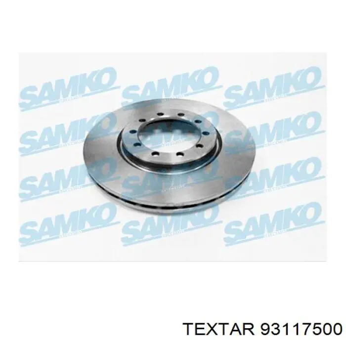 Диск переднього гальма Textar 93117500 ціна, від 36.71 USD