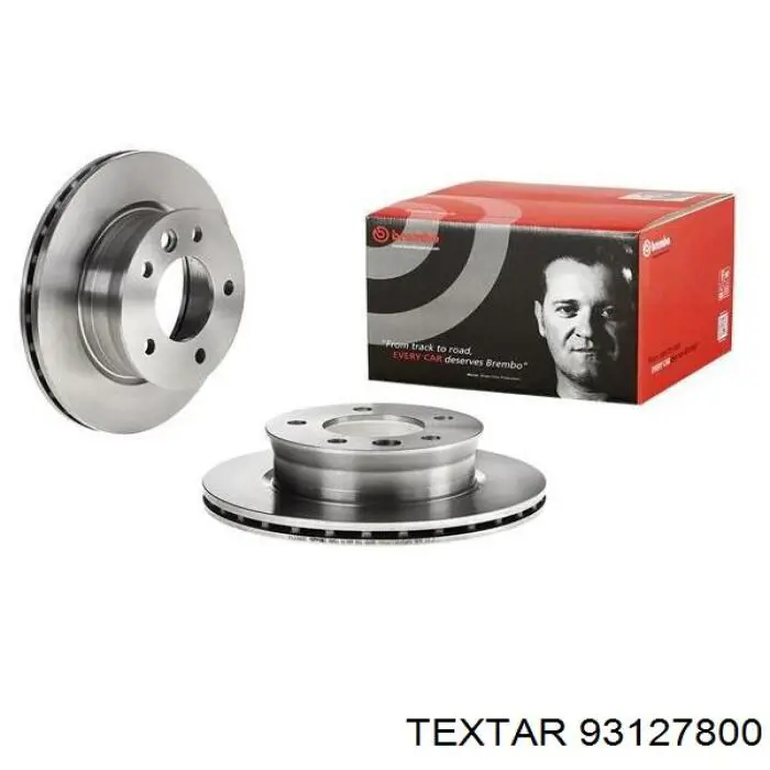Диск переднього гальма Textar 93127800 ціна, від 42.35 USD
