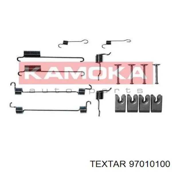 Монтажний комплект задніх барабанних колодок 97010100 Textar