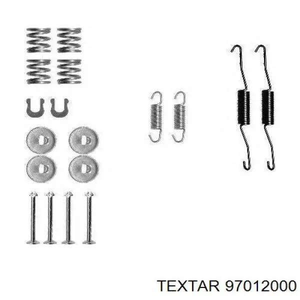 270383 Maxgear Монтажний комплект задніх барабанних колодок