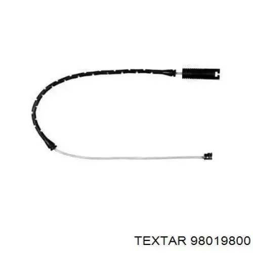 98019800 Textar датчик зносу гальмівних колодок, передній
