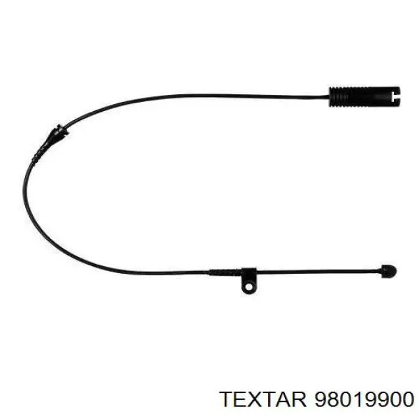 98019900 Textar датчик зносу гальмівних колодок, задній