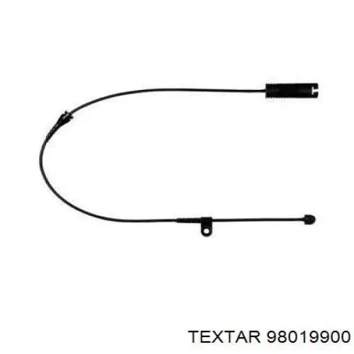 Датчик зносу гальмівних колодок, задній Textar 98019900 ціна, від 5.07 USD