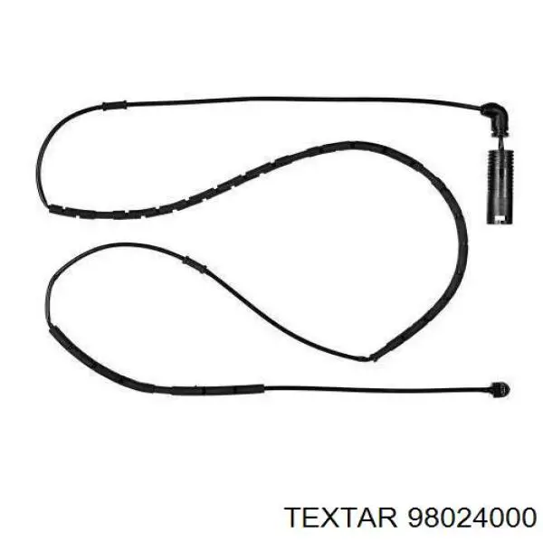 98024000 Textar Датчик зносу гальмівних колодок, задній