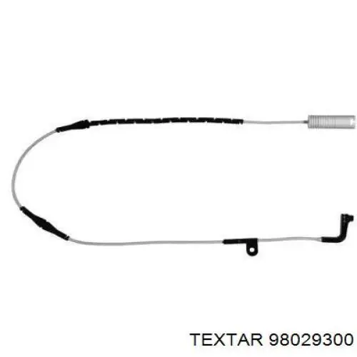 98029300 Textar датчик зносу гальмівних колодок, задній