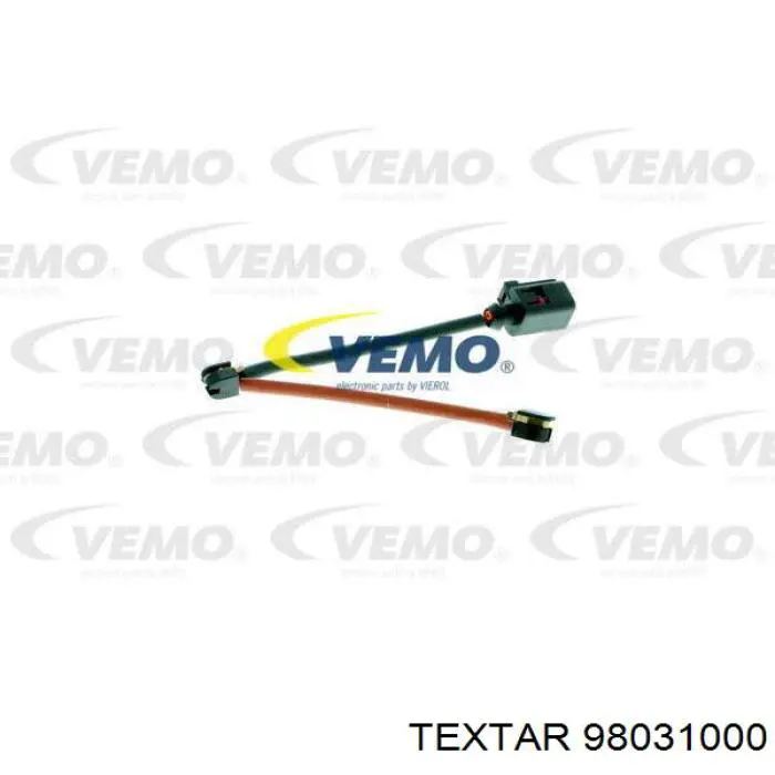 Купити 98031000 Textar Датчик зносу гальмівних колодок, задній